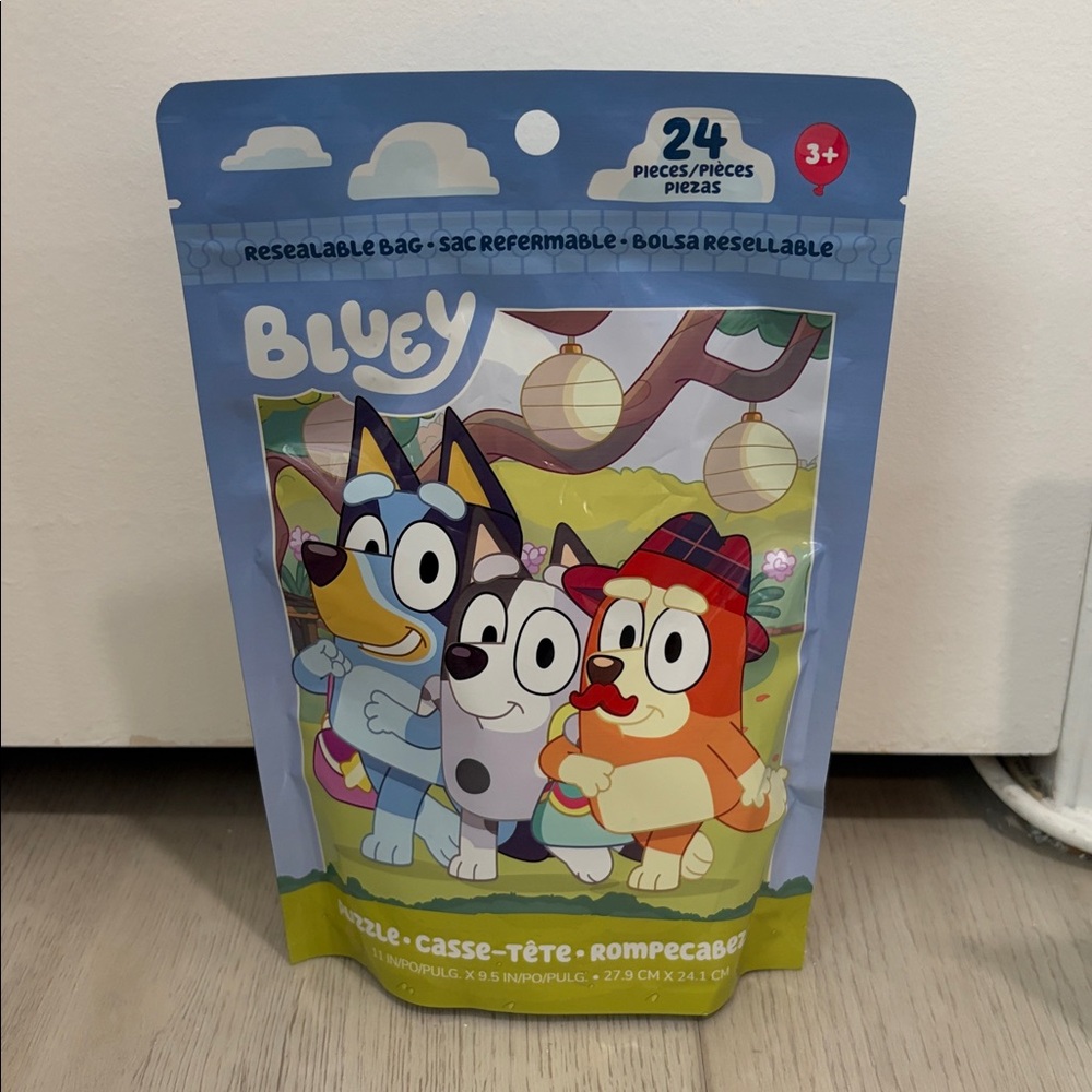 Bluey Puzzle Set 24 pieces ages 3 and up